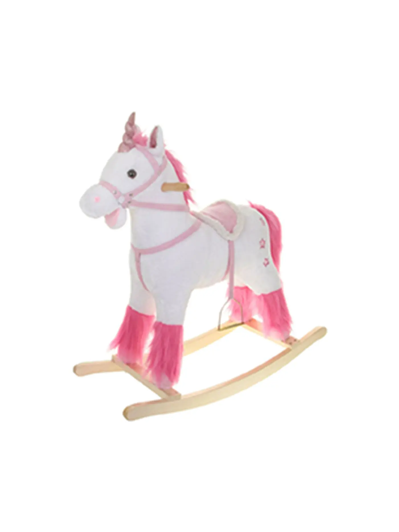 TOYTOYTOY | Plüsch Schaukelpferd Einhorn mit Sound | 